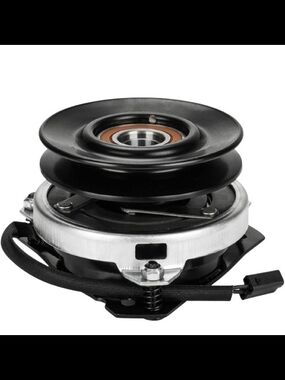 Electric PTO Clutch Assembly - Black & Silver For Husqvarna Male Pin
